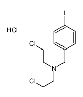 bis(2-chloroethyl)-[(4-iodophenyl)methyl]azanium,chloride结构式