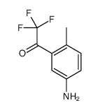 Ethanone, 1-(5-amino-2-methylphenyl)-2,2,2-trifluoro- (9CI)结构式