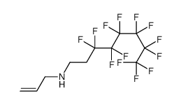 3,3,4,4,5,5,6,6,7,7,8,8,8-tridecafluoro-N-prop-2-enyloctan-1-amine结构式