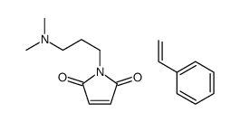 1-[3-(dimethylamino)propyl]pyrrole-2,5-dione,styrene Structure