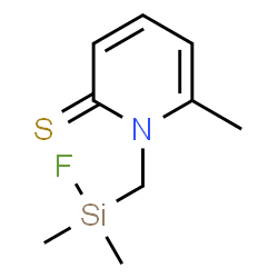 2(1H)-Pyridinethione,1-[(fluorodimethylsilyl)methyl]-6-methyl- structure