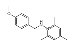N-[(4-methoxyphenyl)methyl]-2,4,6-trimethylpyridin-1-ium-1-amine Structure