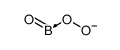 oxidooxy(oxo)borane Structure