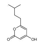 4-hydroxy-6-(3-methylbutyl)pyran-2-one结构式