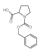 1-phenylmethoxycarbonylpyrrolidine-2-carboxylic acid Structure