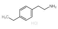 4-Ethylbenzeneethanamine hydrochloride结构式