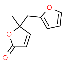 5-Furfuryl-5-methylfuran-2(5H)-one结构式