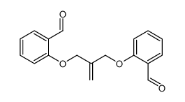 2-[2-[(2-formylphenoxy)methyl]prop-2-enoxy]benzaldehyde结构式