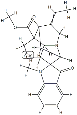 17-Deoxy-6β,17-epoxyvoachalotine pseudoindoxyl结构式