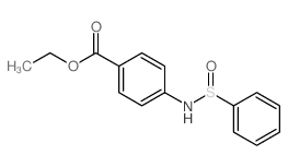 ethyl 4-(benzenesulfinamido)benzoate结构式