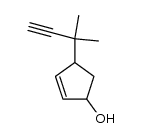 4-(1,1-Dimethyl-2-propinyl)-2-cyclopenten-1-ol Structure