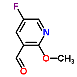 5-氟-2-甲氧基-3-吡啶甲醛图片