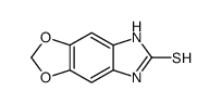 6H-1,3-Dioxolo[4,5-f]benzimidazole-6-thione,5,7-dihydro-(9CI) picture