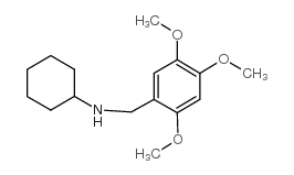 N-(2,4,5-trimethoxybenzyl)cyclohexanamine Structure