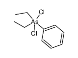 diethyl-dichloro-phenyl-arsorane Structure