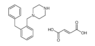 1-[(2-benzylphenyl)methyl]piperazine,(E)-but-2-enedioic acid Structure