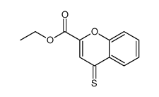 ethyl 4-sulfanylidenechromene-2-carboxylate结构式