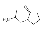 2-Pyrrolidinone,1-(2-aminopropyl)-(9CI)结构式