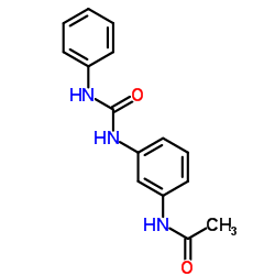 N-{3-[(Phenylcarbamoyl)amino]phenyl}acetamide Structure