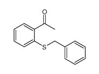 1-(2-benzylsulfanylphenyl)ethanone Structure