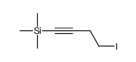 4-iodobut-1-ynyl(trimethyl)silane结构式