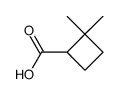 2,2-dimethylcyclobutane-1-carboxylic acid Structure
