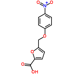 5-[(4-Nitrophenoxy)methyl]-2-furoic acid结构式