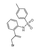 N-(2-(3-bromoprop-1-en-2-yl)phenyl)-4-methylbenzenesulfonamide结构式