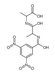 (2S)-2-[[(2S)-2-[(3,5-dinitrobenzoyl)amino]propanoyl]amino]propanoic acid Structure