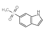 6-methylsulfonyl-1H-indole Structure