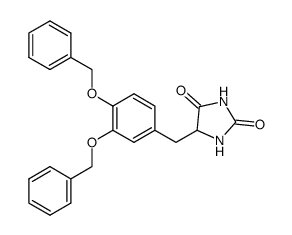 5-(3,4-bis-benzyloxy-benzyl)-imidazolidine-2,4-dione结构式