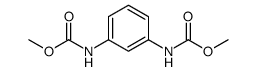 dimethyl N,N'-(1,3-phenylene)dicarbamate Structure