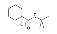 N-(tert-butyl)-1-hydroxycyclohexane-1-carboxamide结构式