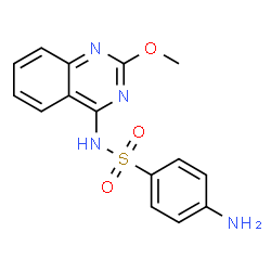 4-AMINO-N-(2-METHOXYQUINAZOLIN-4-YL)BENZENESULFONAMIDE Structure