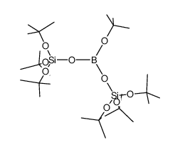 (tert-butoxy)B[tris(tert-butoxy)siloxy]2 Structure