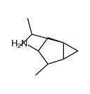 (1S,3S,4R,5R)-1-Isopropyl-4-methylbicyclo[3.1.0]hexan-3-amine结构式