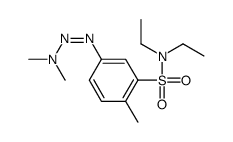 5-(dimethylaminodiazenyl)-N,N-diethyl-2-methylbenzenesulfonamide Structure