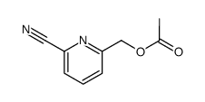 2-cyano-6-(acetoxymethyl)pyridine结构式
