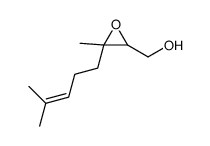 2,3-Epoxy-3,7-dimethyloct-6-enol结构式