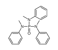 N-bis(N-methylanilino)phosphoryl-N-methylaniline结构式