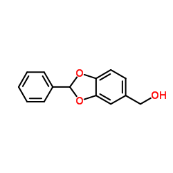 1,3-Benzodioxole-5-methanol,2-phenyl-(9CI) structure