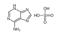 7H-purin-6-amine,sulfuric acid结构式