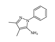 4,5-dimethyl-2-phenylpyrazol-3-amine Structure