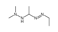 1-[1-(2,2-Dimethylhydrazino)ethyl]-2-ethyldiazene结构式