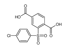2-(4-chlorophenyl)sulfonylterephthalic acid Structure