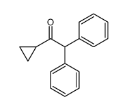 1-cyclopropyl-2,2-diphenylethanone Structure