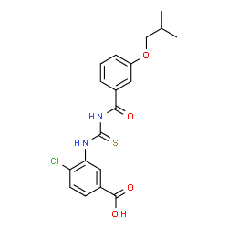 4-CHLORO-3-[[[[3-(2-METHYLPROPOXY)BENZOYL]AMINO]THIOXOMETHYL]AMINO]-BENZOIC ACID picture