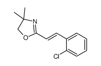 2-[(E)-2-(2-chlorophenyl)ethenyl]-4,4-dimethyl-5H-1,3-oxazole Structure