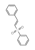 苯基trans-苯乙烯基砜结构式