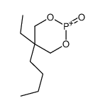 5-butyl-5-ethyl-1,3,2-dioxaphosphinan-2-ium 2-oxide Structure